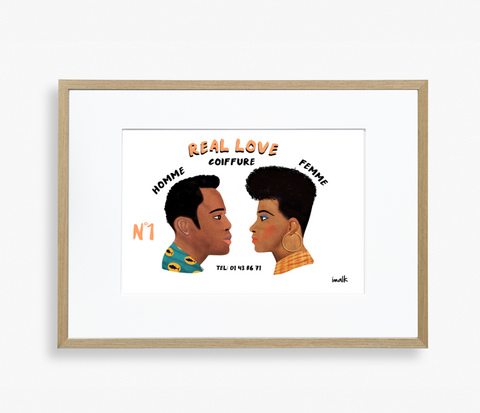 Real Love coiffure.