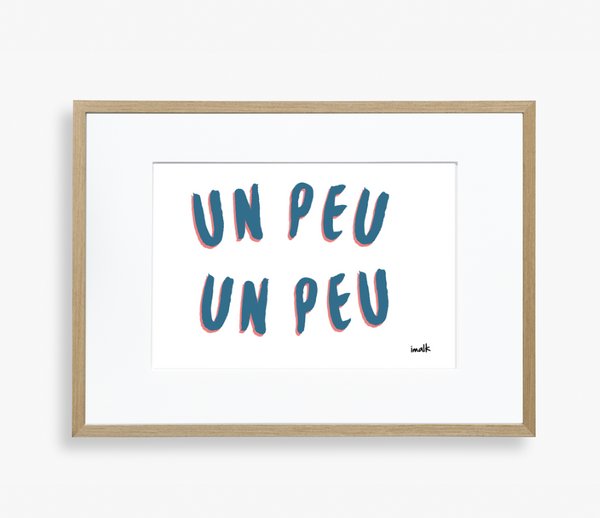 Un peu un peu.